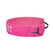 ホットピンクガールズギムナスト跳躍とヴォールトヘッドバンド アスレチックヘッドバンド (右)