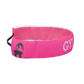 ホットピンクガールズギムナスト跳躍とヴォールトヘッドバンド アスレチックヘッドバンド (左)