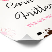 ホットピンクガールズファーストRodeo 1st誕生日パーティーサイン フォトプリント (角)