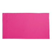 ホットピンクキングピロケース 枕カバー (裏面)