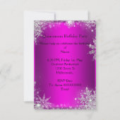 ホットピンクキンセアニェラ15thバースデーパーティー 招待状 (裏面)