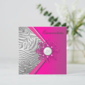 ホットピンクキンセアニェラ15thバースデーパーティー 招待状 (スタンド正面)