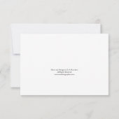 ホットピンククリサンテメムフローラありがとうございました 招待状 (裏面)