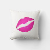 ホットピンクグラデーションリップスティックキス クッション (正面)