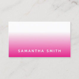 ホットピンクグラデーション 名刺