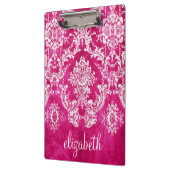 ホットピンクグランジダマスクパタカスタムーン文字 クリップボード (左)