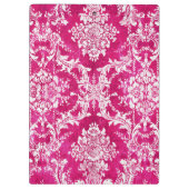 ホットピンクグランジダマスクパタカスタムーン文字 クリップボード (裏面)