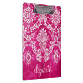 ホットピンクグランジダマスクパタカスタムーン文字 クリップボード (右)