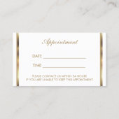 ホットピンクグリッターリップ💋アポイントメント 予約カード (裏面)