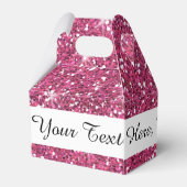 ホットピンクグリッター印刷 フェイバーボックス (裏面サイド)