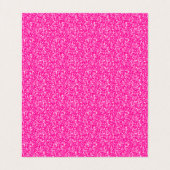 ホットピンクグリッター及び金ゴールド枠 名刺 (内部フラット)