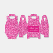 ホットピンクグリッター21歳の誕生日ありがとう フェイバーボックス (折り畳みなし)