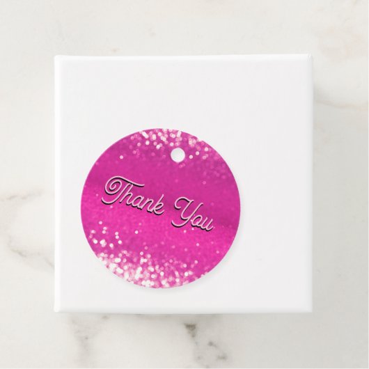 ホットピンクグリッター《写真》ぼけ味ありがとう フェイバータグ (インサイチュ)