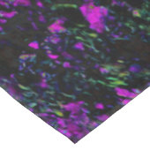 ホットピンクサイケデリックとブラックガーデンサンライズ テーブルクロス (アングル)