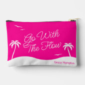 ホットピンクサマービーチパーム期 アクセサリーポーチ (裏面)