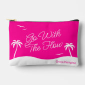 ホットピンクサマービーチパーム期 アクセサリーポーチ (正面)