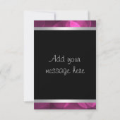 ホットピンクサンキューカード サンキューカード (裏面)