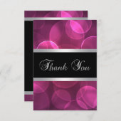 ホットピンクサンキューカード サンキューカード (正面/裏面)