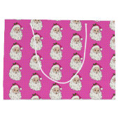 ホットピンクサンタ ラージペーパーバッグ (裏面)