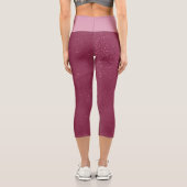 ホットピンクサンド カプリレギンス (裏面)