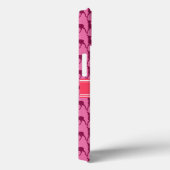 ホットピンクシカパーソナライズされた名 Case-Mate iPhoneケース (裏面 / 右)