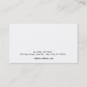 ホットピンクシークイン美しいサロンポイントカード 予約カード (裏面)