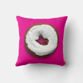 ホットピンクスクウェア装飾用クッション クッション (裏面)