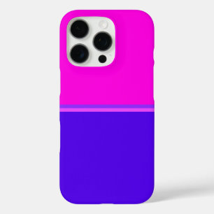 ホットピンクスタイリッシュとパープルのデザイン iPhone 16 PROケース