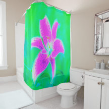 ホットピンクスターガーザーリリオンターコイズとグリーン