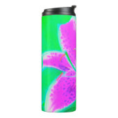 ホットピンクスターガーザーリリオンターコイズとグリーン タンブラー (回転左)