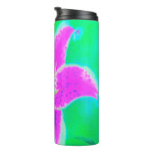 ホットピンクスターガーザーリリオンターコイズとグリーン タンブラー (回転右)