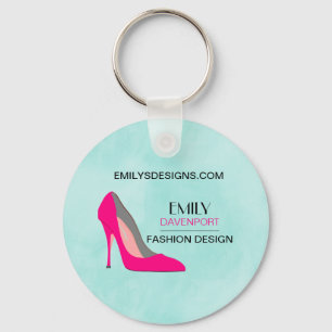ホットピンクスティレット高ヒールシューシックなビジネス キーホルダー