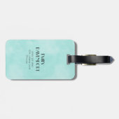 ホットピンクスティレット高ヒールシューシック ラゲッジタグ (裏面横)