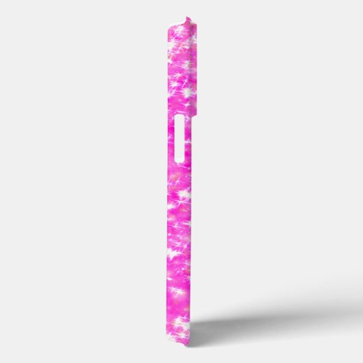 ホットピンクスパルクルグリッターエレガントパーソナライズされた Case-Mate iPhoneケース (裏面 / 右)