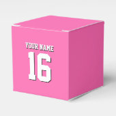 ホットピンクスポーティチームジャージー フェイバーボックス (正面サイド)