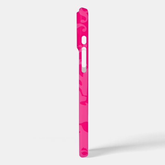 ホットピンクダマ保スコとカップケーキ Case-Mate iPhoneケース (裏面 / 左)