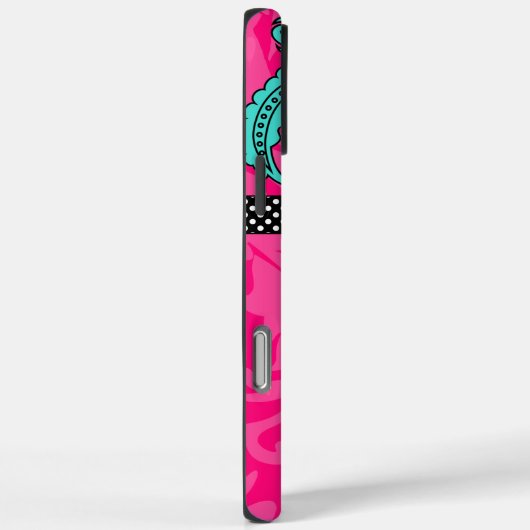 ホットピンクダ保マスクCalmと食べCookie。 Case-Mate iPhoneケース (裏面 / 右)