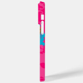 ホットピンクダ保マスクCalmと食べCookie。 Case-Mate iPhoneケース (裏面 / 左)