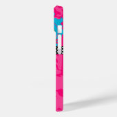 ホットピンクダ保マスクCalmと食べCookie。 Case-Mate iPhoneケース (裏面 / 左)