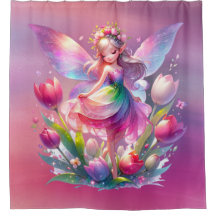 ホットピンクチューリップフェアリープリンセス女子