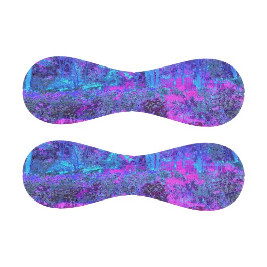 ホットピンクトリップ（幻覚体験）のようなとブルーの印象派の風景 野球ボール (パネル)