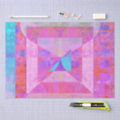 ホットピンクドリーム#1ミックスメディアティッシュペーパー 薄葉紙 (クラフト)