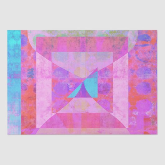 ホットピンクドリーム#1ミックスメディアティッシュペーパー 薄葉紙 (正面)