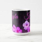 ホットピンクハイビスカス  モーフィングマグカップ (中央)