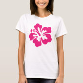 ホットピンクハイビスカス Tシャツ (正面)