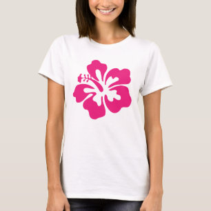ホットピンクハイビスカス Tシャツ