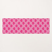 ホットピンクハート ヨガマット (裏面(横))