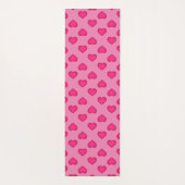 ホットピンクハート ヨガマット (裏面)