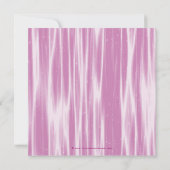 ホットピンクバラキンセアニェラ 招待状 (裏面)