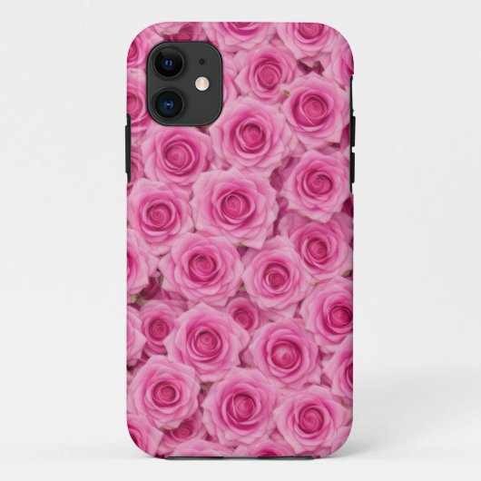 ホットピンクバラ電話ケース Case-Mate iPhoneケース (裏面)